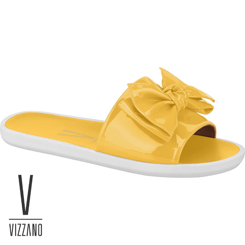 chinelo de laço vizzano